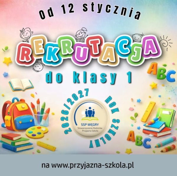 Tu zaczyna się wielka przygoda - zapisy do klasy pierwszej!